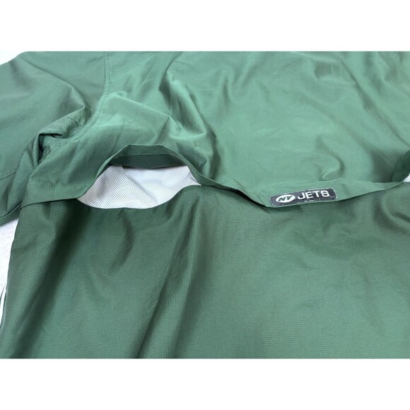 New York Jets Reebok On Field NFL Football Jacket Men’s 2X XXL Windbreaker Green - Picture 11 of 11